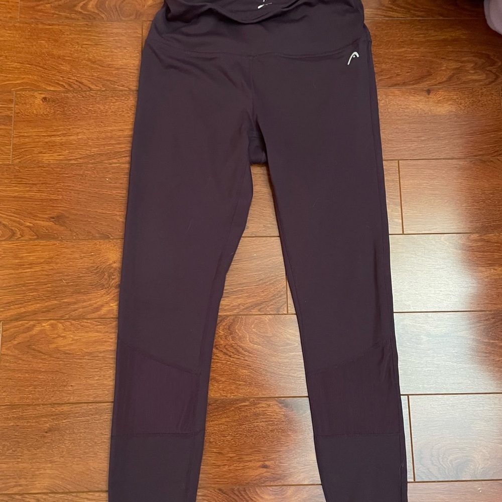 Dark Purple Athletic Leggings